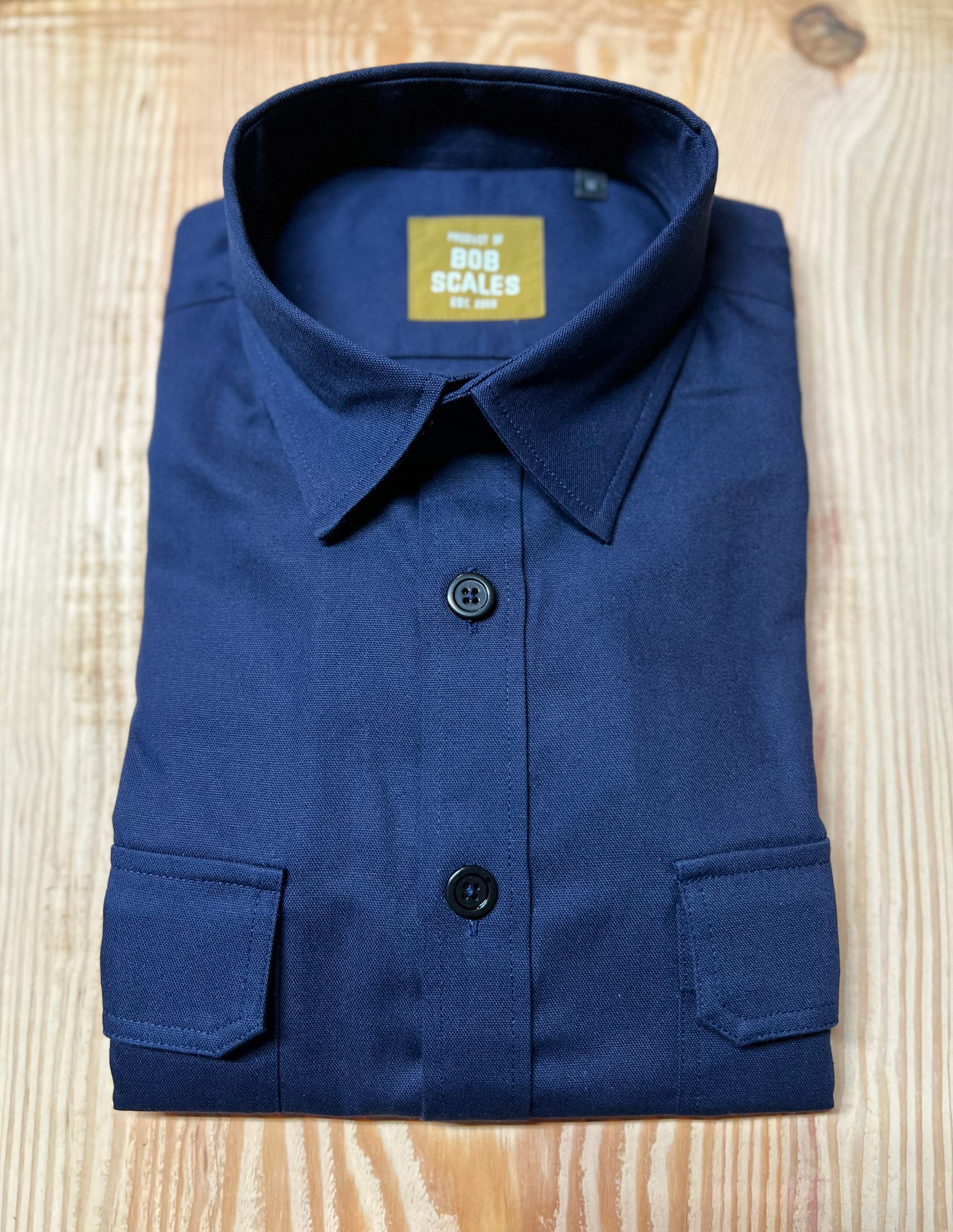 NAVY BLUE WORK SHIRT